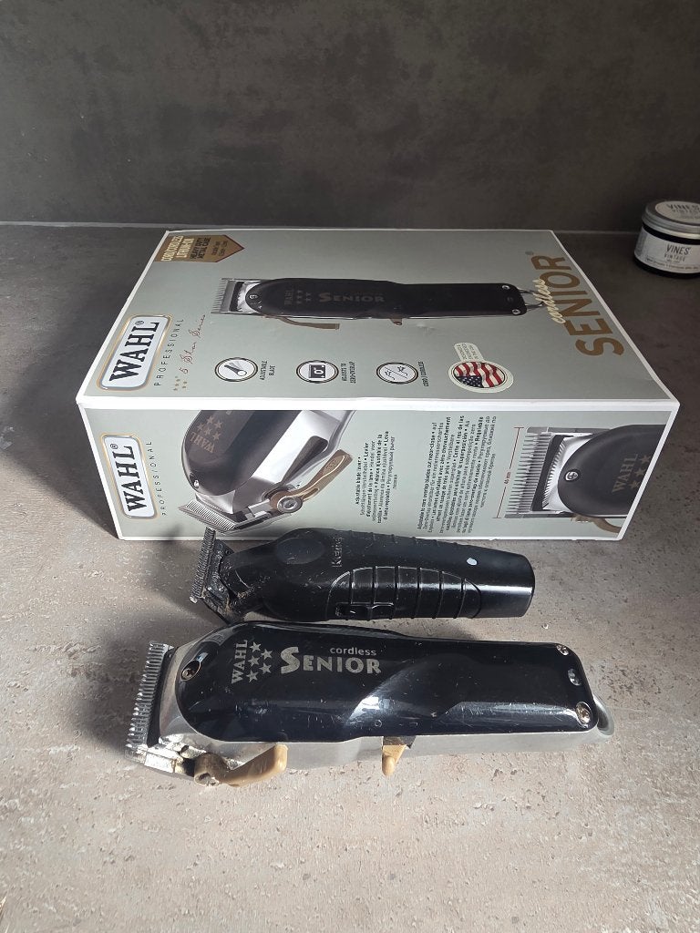 ​Professionele Wahl Senior Tondeuse + trimmer, Ophalen of Verzenden, Zo goed als nieuw, Scheren en Epileren