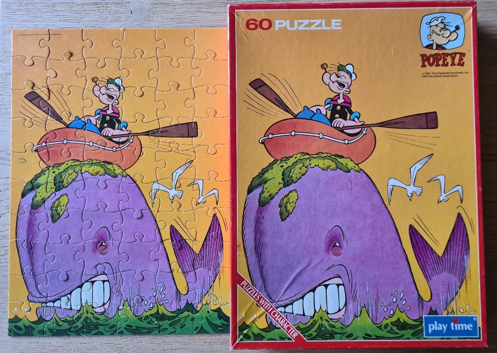 Puzzel Popeye 60 stuks 23x32 cm, Enlèvement