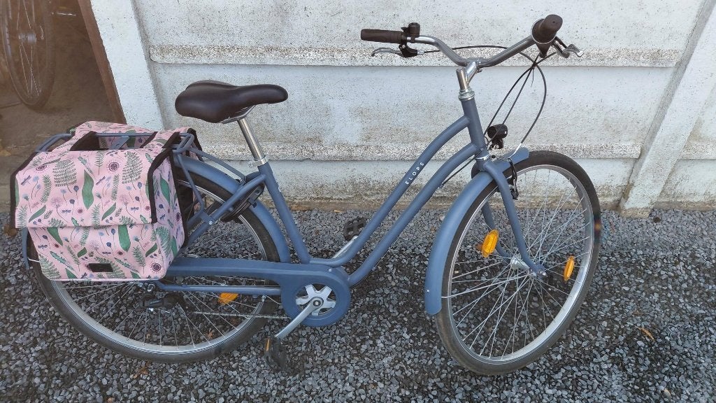 Damesfiets Elops, Fietsen en Brommers, Velgrem, 47 tot 50 cm, Versnellingen, Zo goed als nieuw