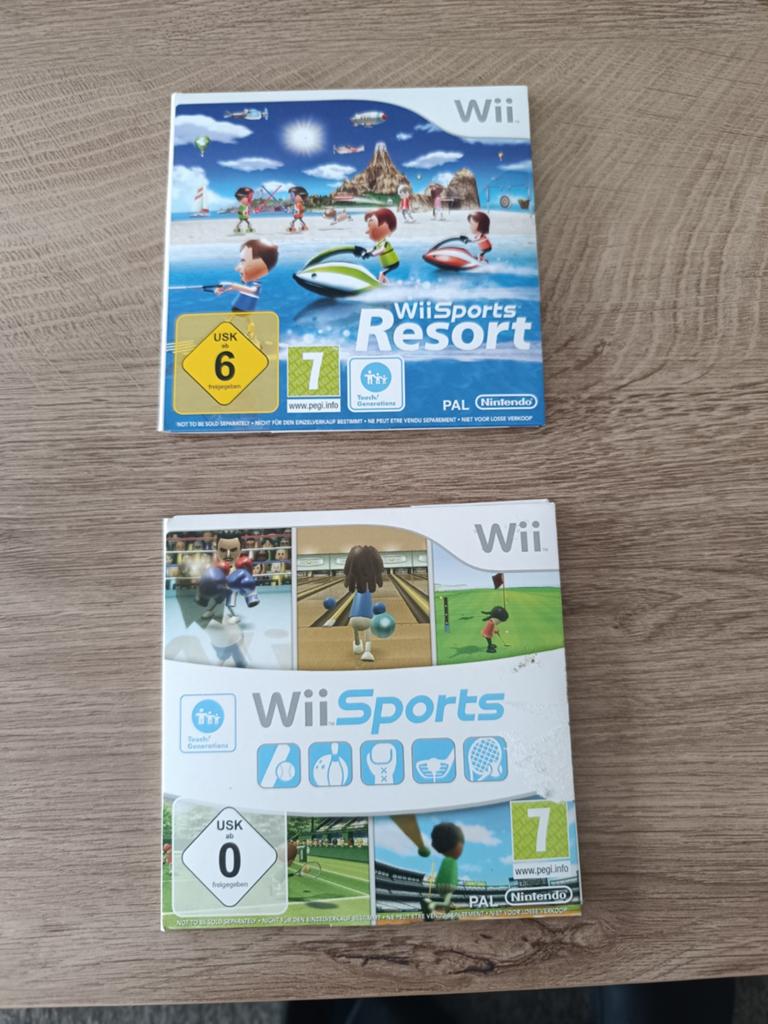 2 spelletjes Wii Sports, Ophalen