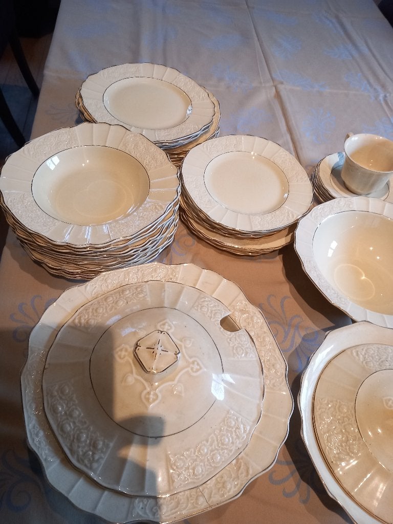 antiek servies :Myott and suns, Antiquités & Art, Enlèvement