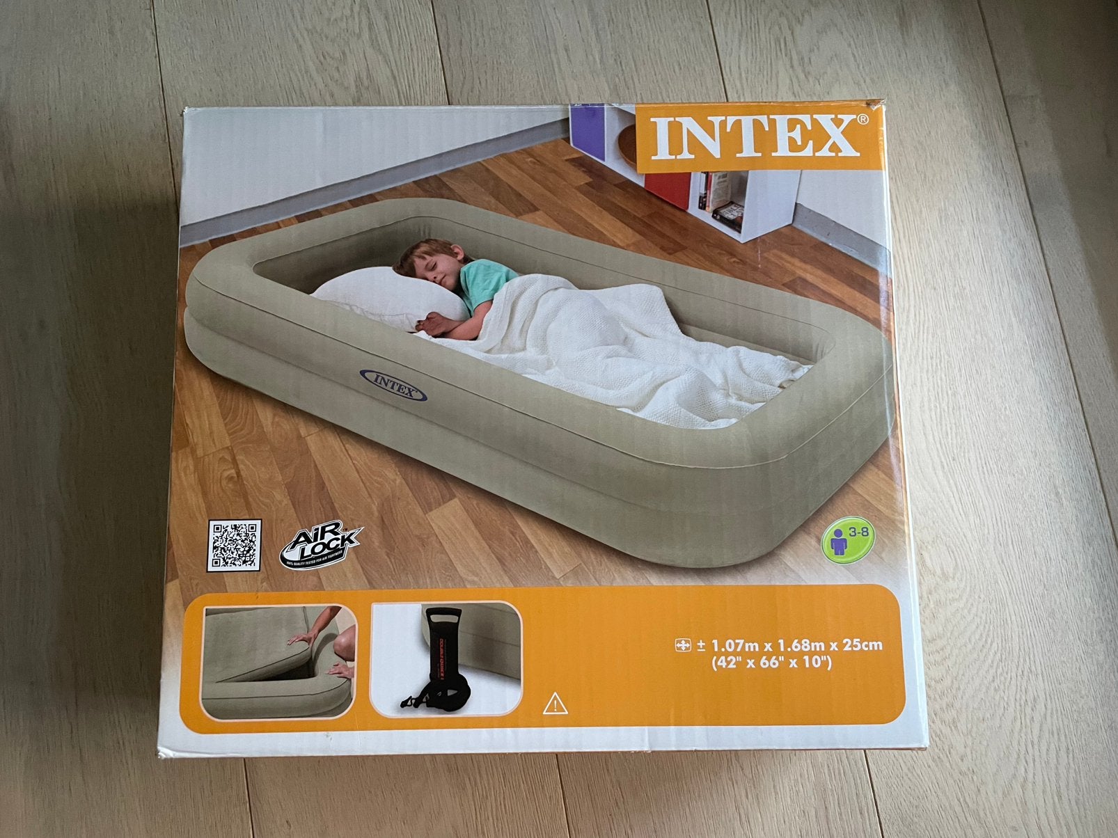 INTEX - Kit lit de voyage enfant 3-8 ans, Caravanes & Camping, Matelas pneumatiques, Enlèvement, Comme neuf