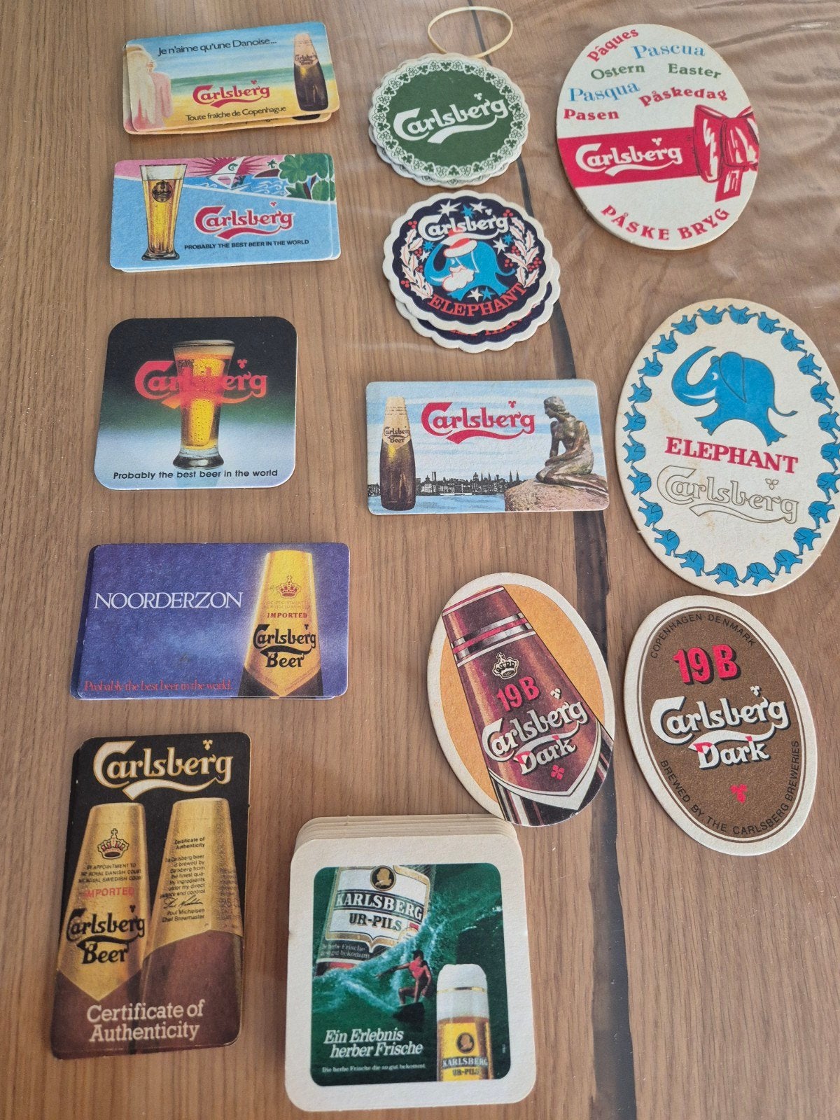 bierviltjes carlsberg, Verzamelen, Ophalen of Verzenden, Viltje(s)