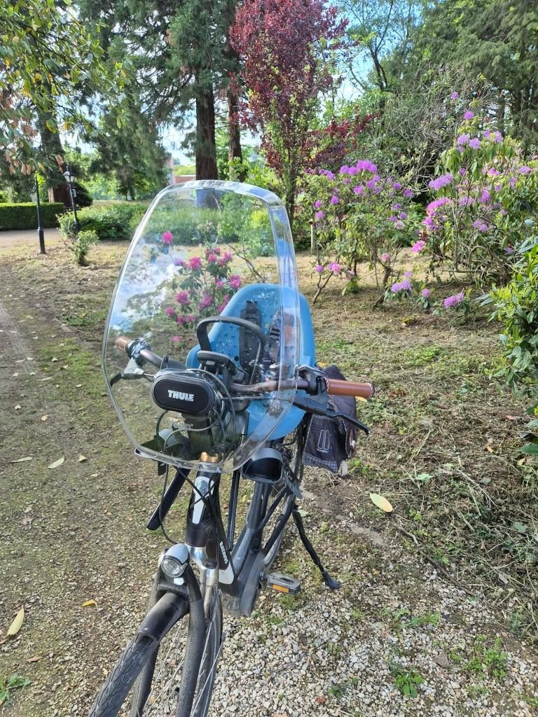 Thule Yepp 2 mini + windscherm, Ophalen, Voetsteuntjes, Yepp (Thule), Zo goed als nieuw