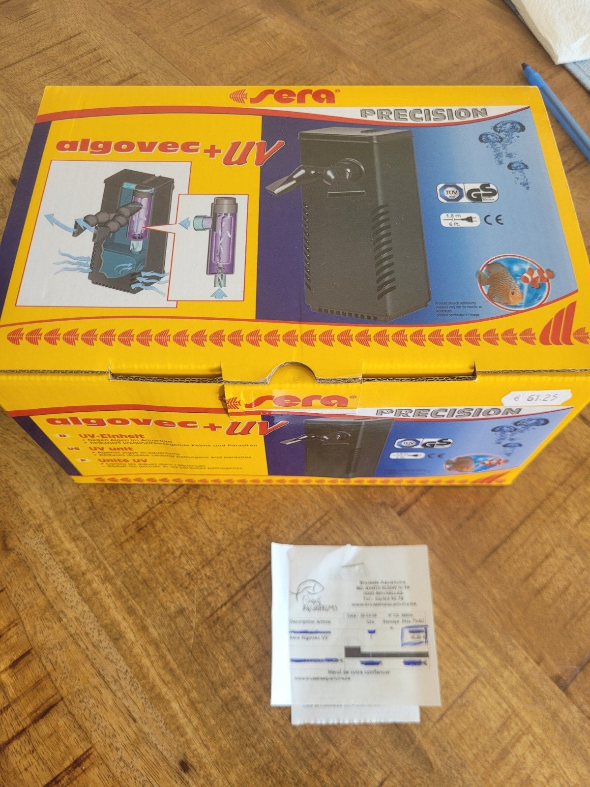 filtre uv aquarium neuf, Enlèvement