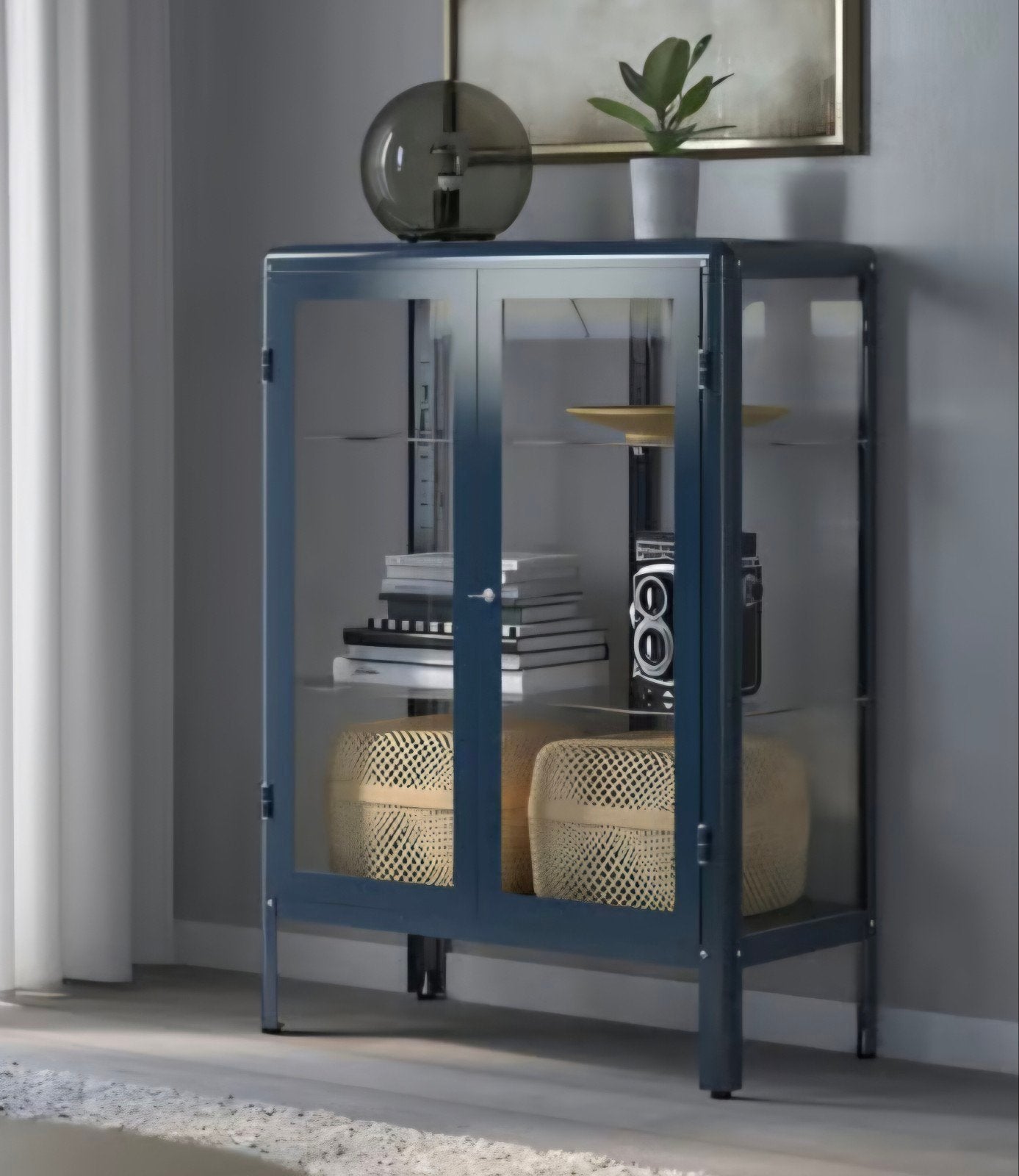 vitrine Fabrikom ikea couleurs diverses, Comme neuf