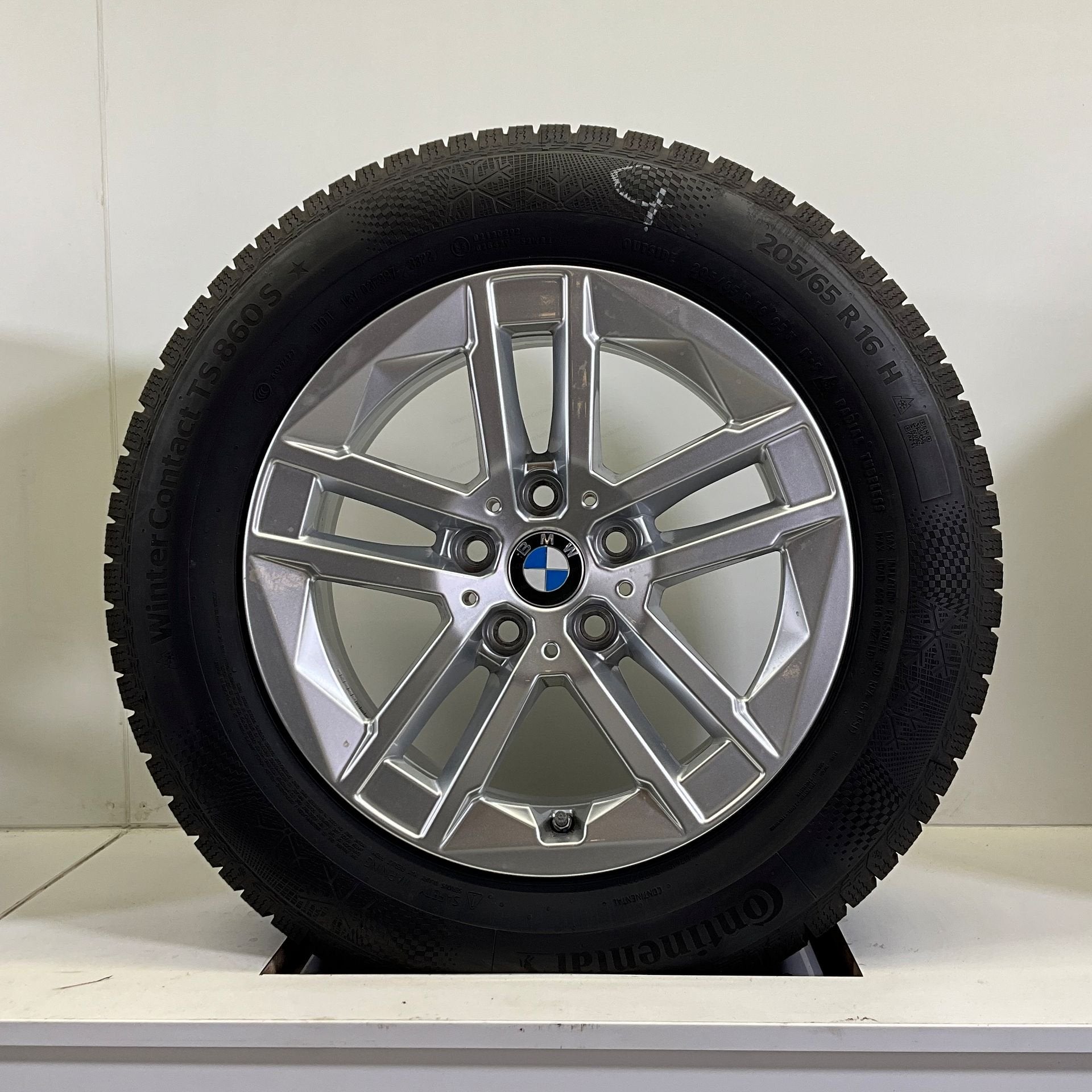 BMW 2 SERIE U06 SET VELGEN + WINTERBANDEN 16 INCH 186, Auto-onderdelen, Banden en Velgen, Gebruikt, -, Banden en Velgen, -