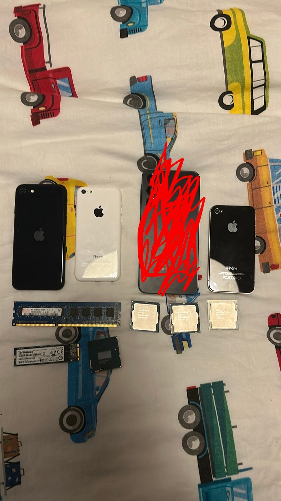 iPhone en pc parts lot, Ophalen, Zo goed als nieuw, Overige typen, Apple iPhone