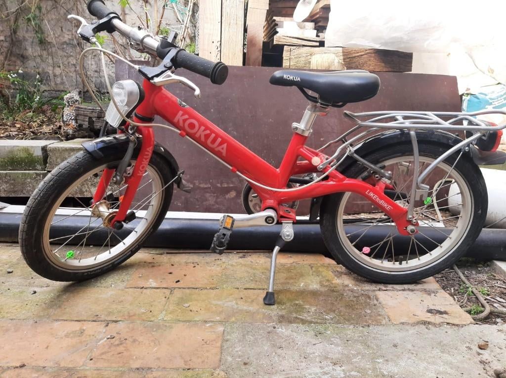 Kokua Like a Bike 16 inch kinderfiets, Ophalen, Zo goed als nieuw, 16 tot 20 inch, Kokua