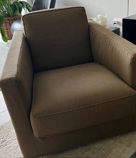 Flexform  1 zit fauteuil, Ophalen, Gebruikt, Minder dan 75 cm, Minder dan 150 cm