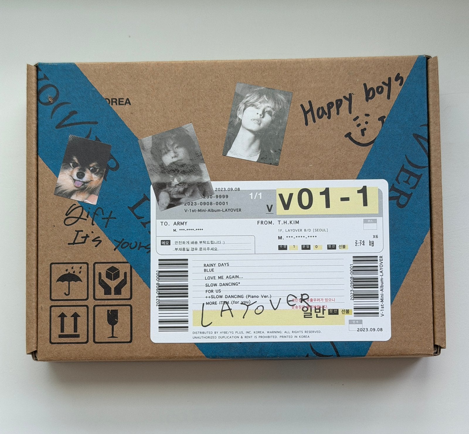 BTS-V Layover Album, Cd's en Dvd's, Ophalen of Verzenden, Zo goed als nieuw, Album