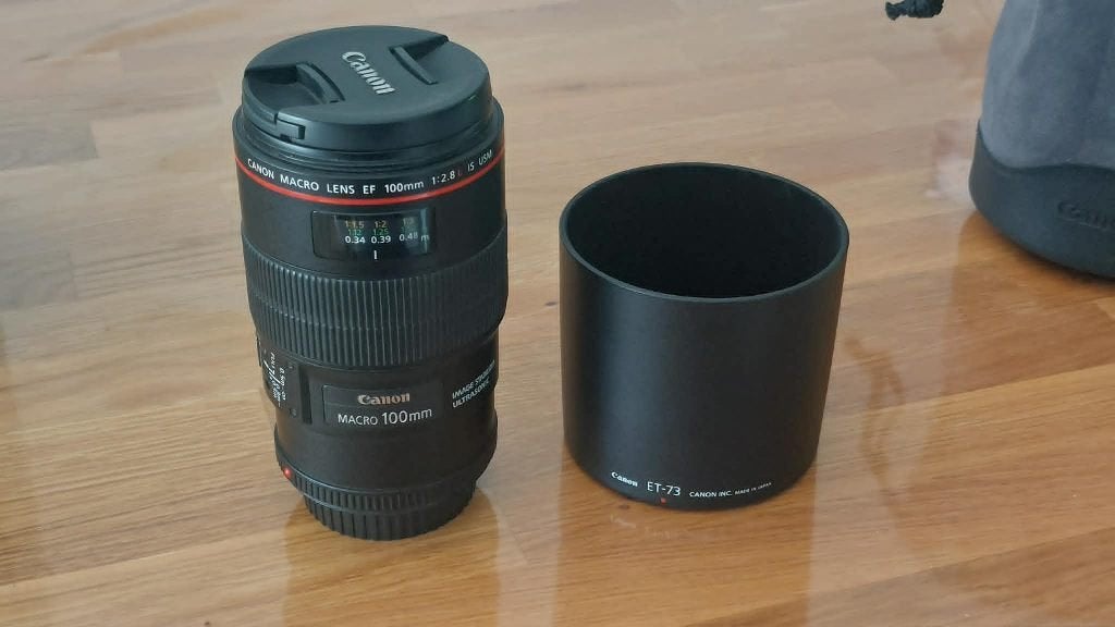 Canon EF 100 mm f/2.8 L Macro IS USM, Audio, Tv en Foto, Foto | Lenzen en Objectieven, Zo goed als nieuw, Macrolens, Ophalen of Verzenden