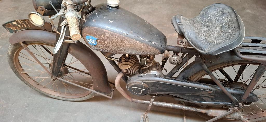 Oldtimer motor NSU Quick te koop ., Motos, 98 cm³