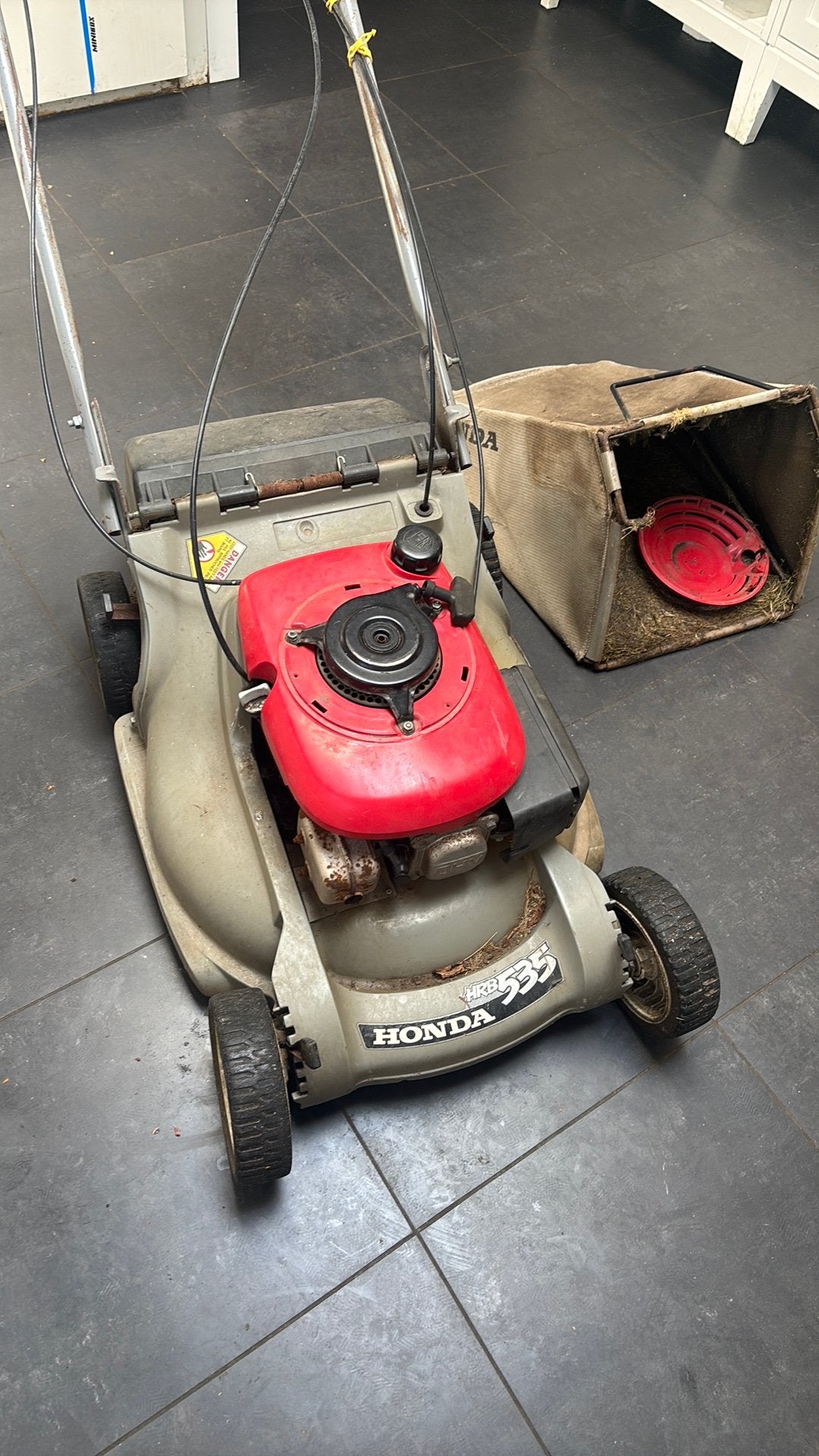 Grasmachine honda hrb 535 START NIET, Enlèvement, Comme neuf
