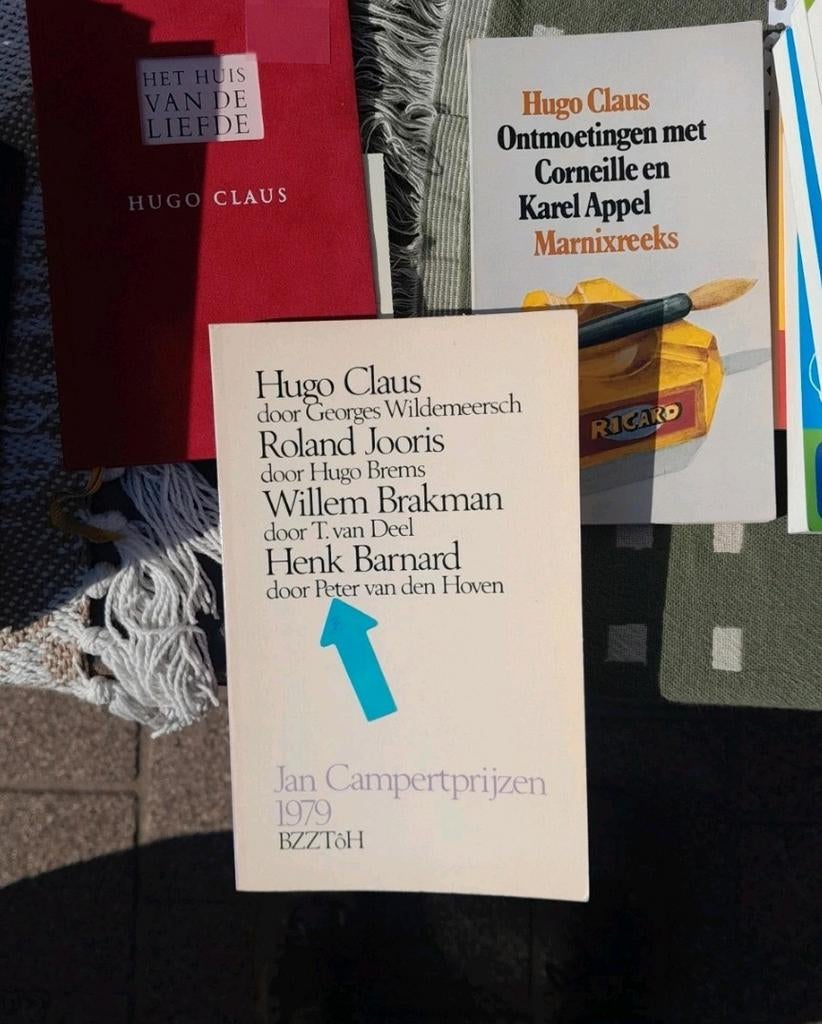 3 gesigneerde werken Hugo Claus, Livres, Littérature, Enlèvement ou Envoi
