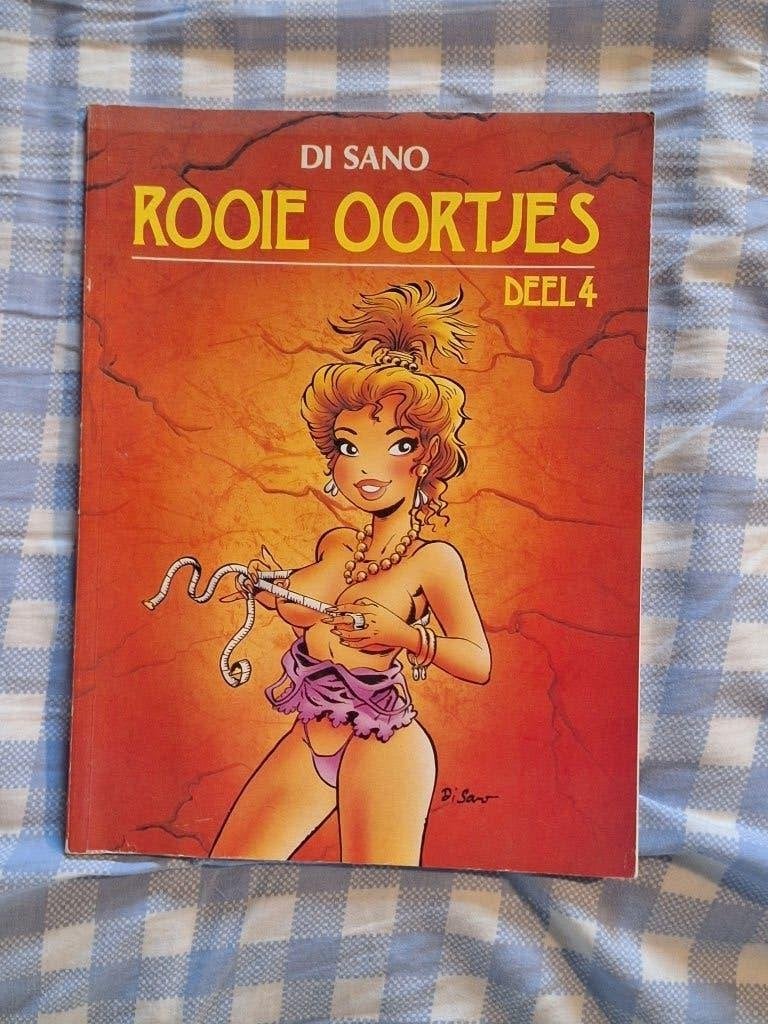 rooie oortjes 4, Eén stripboek, Ophalen of Verzenden, Gelezen