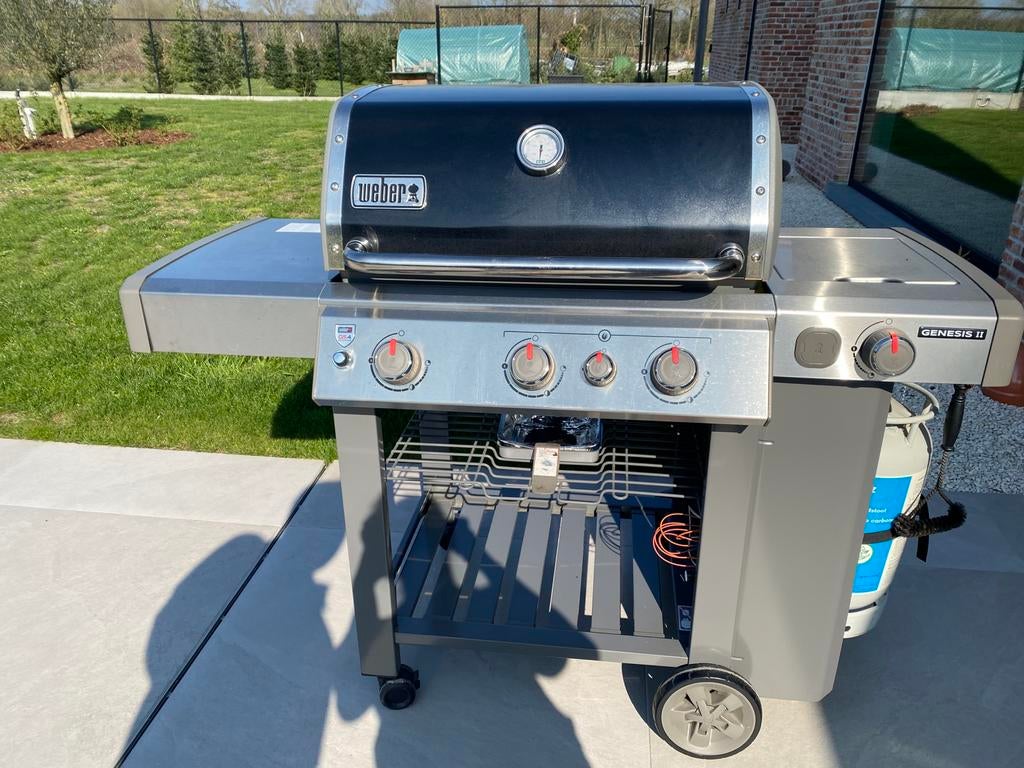 Weber genesis ll E - 330 GBS black, Tuin en Terras, Ophalen, Zo goed als nieuw