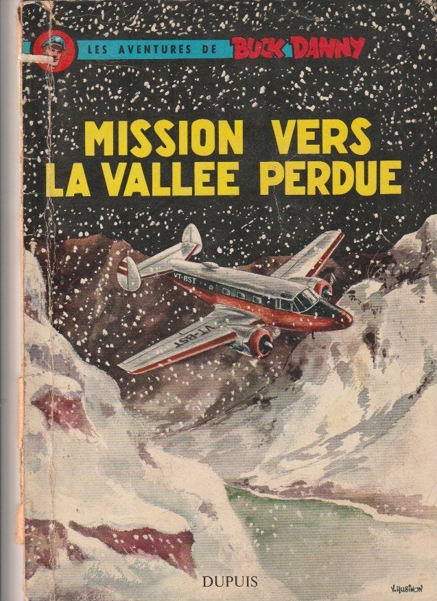 BUCK DANNY  BD TOME 23  MISSION VERS LA VALLEE PERDUE  1960, Enlèvement ou Envoi, Charlier - Hubinon, Une BD, Utilisé