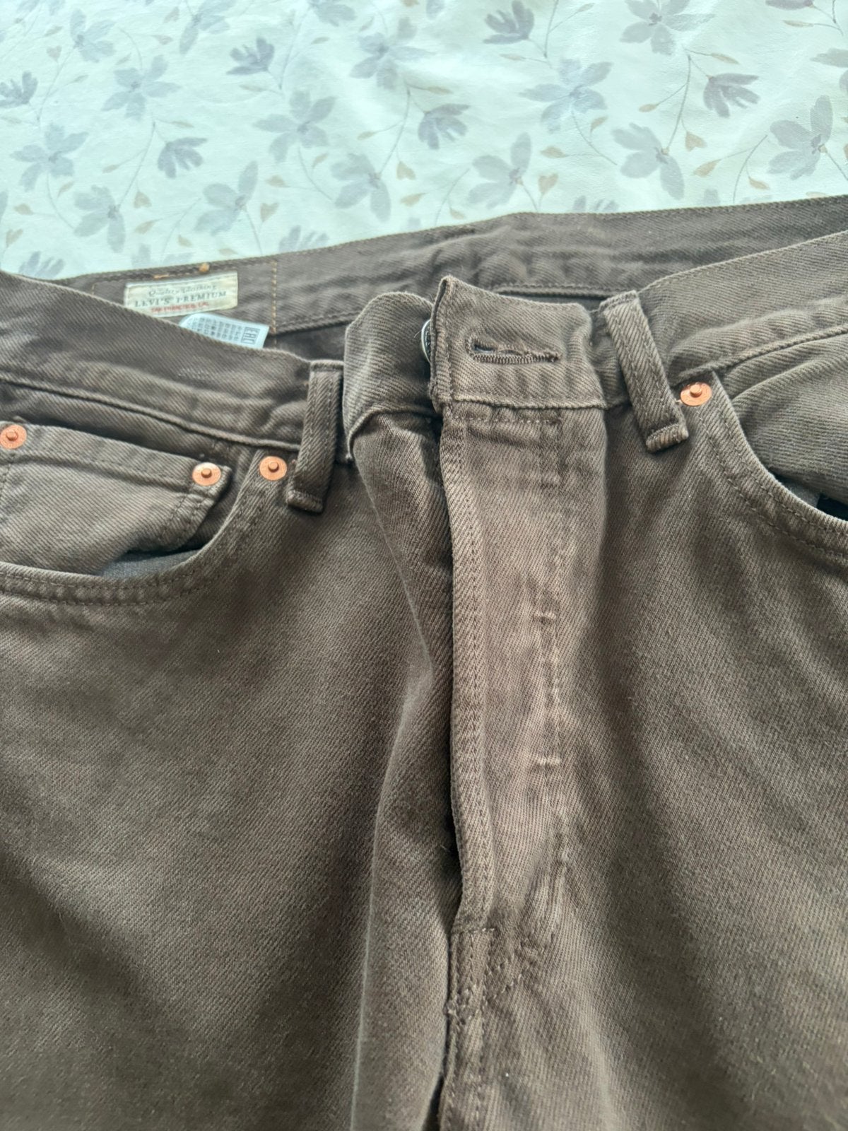 Bruine Jeans Levi Strauss 501, Enlèvement, Neuf