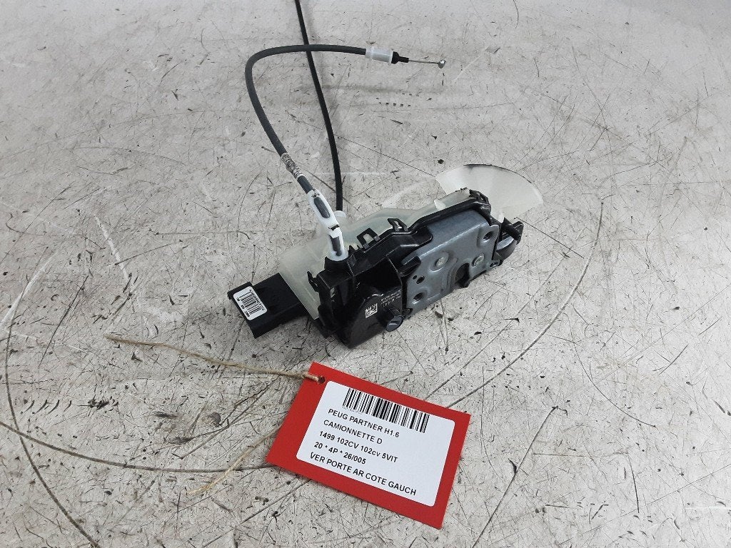 MECANISME DE VEROUILLAGE PORTE ARRIÈRE GAUCHE ARRIÈRE (169, Kontakt-peugeot@peugeot.com, Arrière, Utilisé, Peugeot Deutschland GmbH