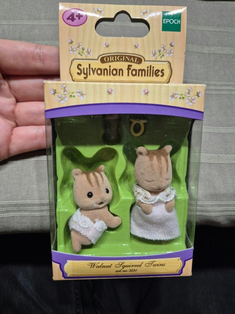 Sylvanian 3231 - Les jumeaux écureuils noisette, Ophalen of Verzenden