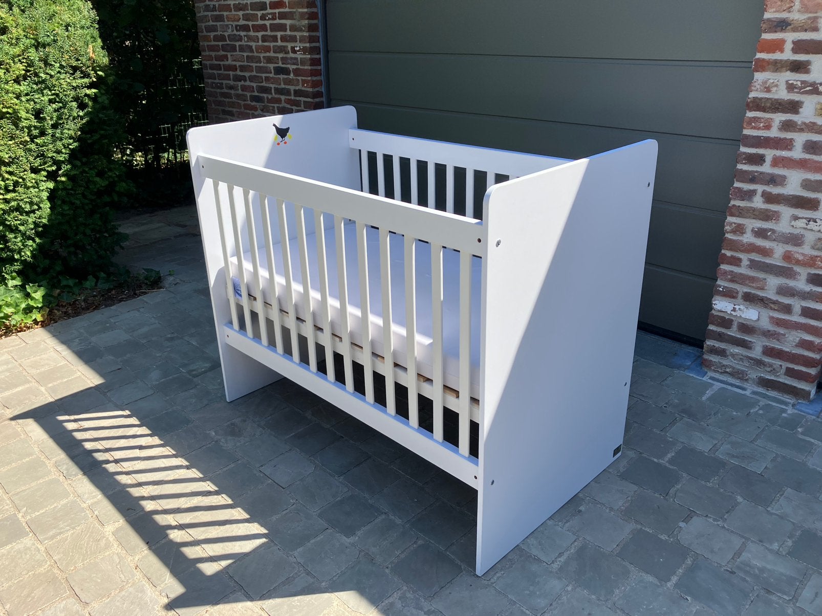 Babybed met matras, Kinderen en Baby's, Ophalen, Gebruikt