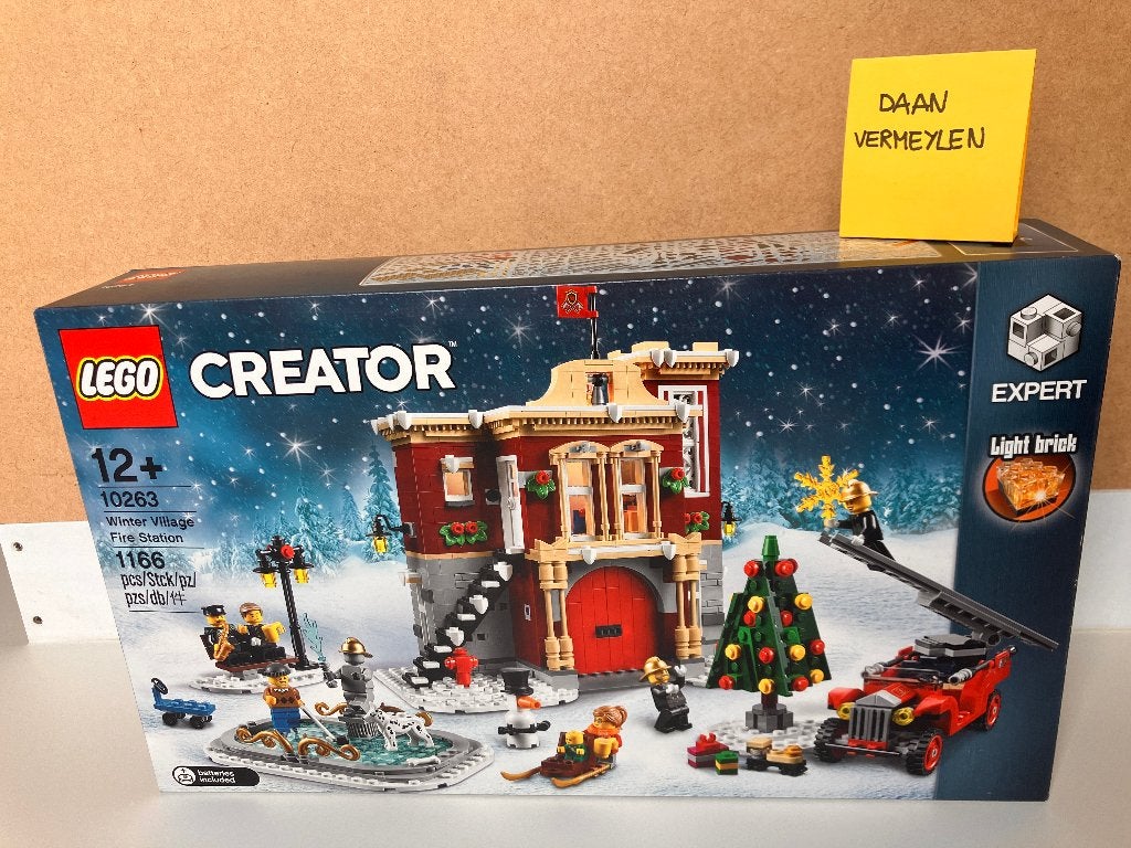 10263 – Winter village fire station – Creator, Neuf, Non ouvert/scellé, Enlèvement ou Envoi, Lego