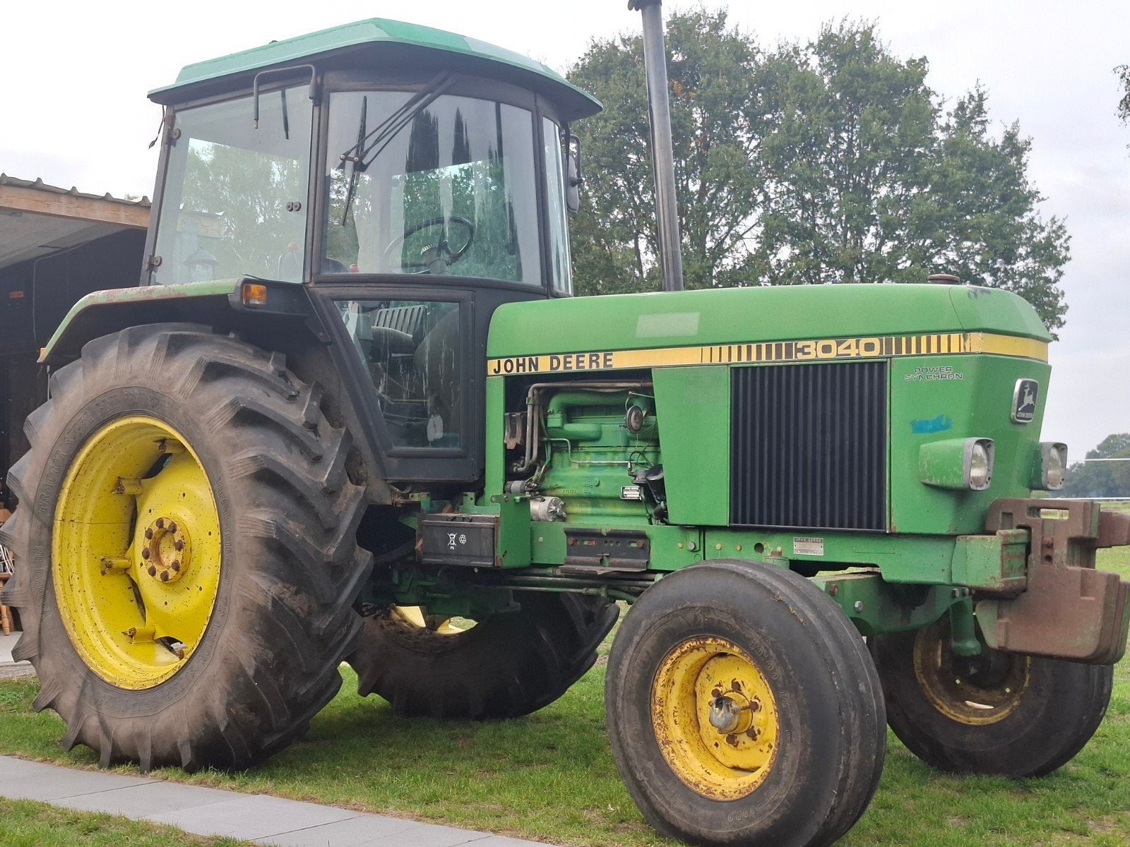 John Deere 3040 Landbouwtractor, Enlèvement ou Envoi, Utilisé, 80 à 120 ch, John Deere