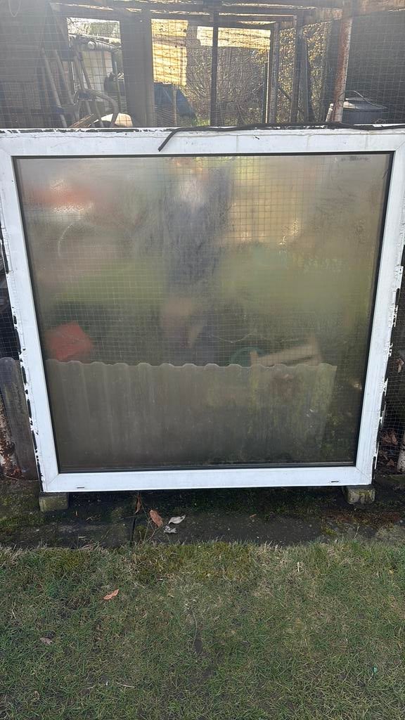 Kommerling pvc raam dubbele beglazing : vast, Bricolage & Construction, Châssis & Portes coulissantes, Châssis de fenêtre, 75 à 150 cm