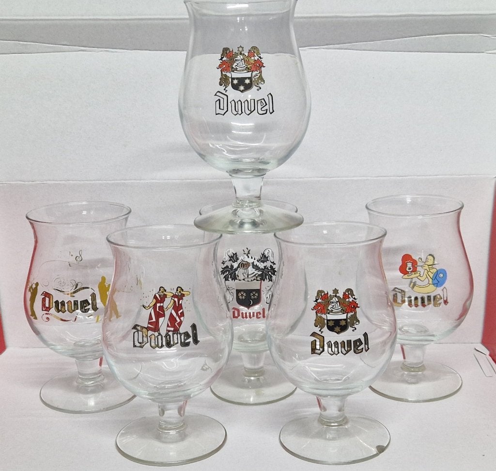 Duvel glazen, Verzamelen, Glas en Drinkglazen, Ophalen of Verzenden