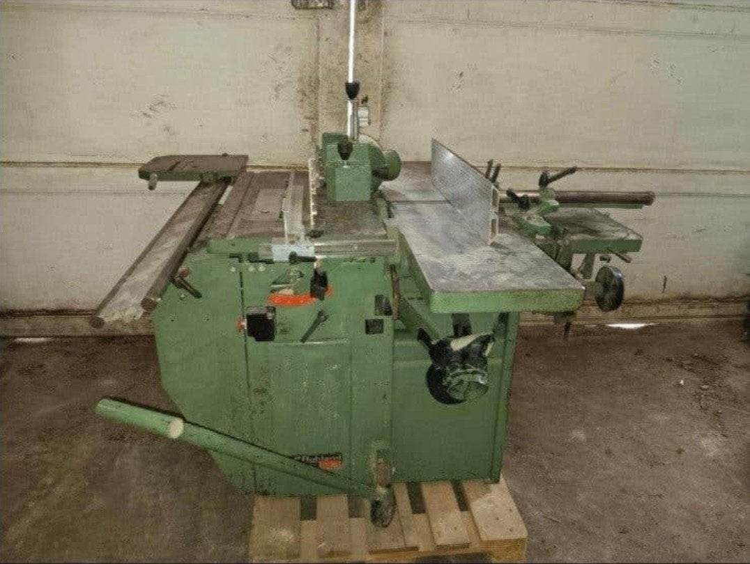 Combinée a bois 7 opérations, Ophalen