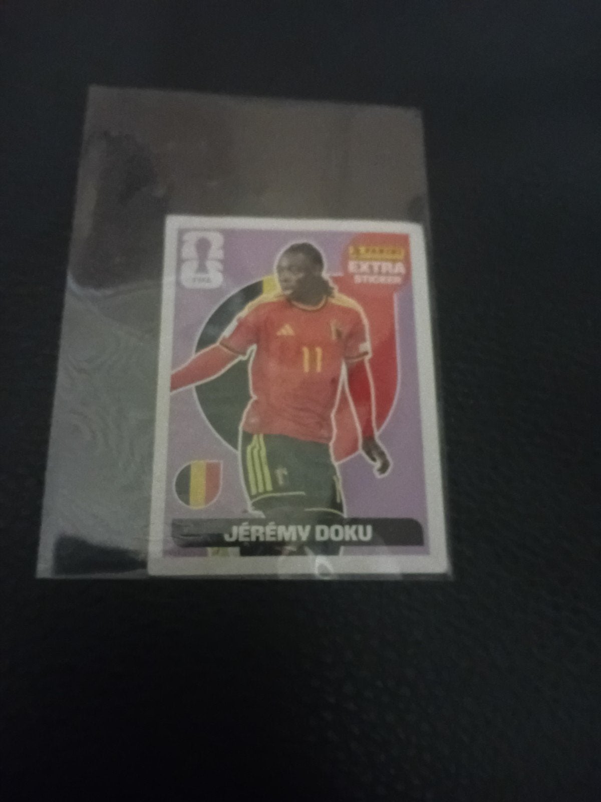 Jermeny doku extra sticker paarsdat jullie het willen stuur, Collections, Articles de Sport & Football, Enlèvement ou Envoi