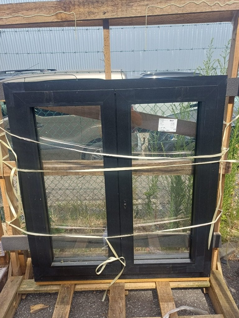 aluminium raam met vleugel glas inbegrepen, Ophalen, Gevelraam of Ruit, 120 tot 160 cm, Zo goed als nieuw