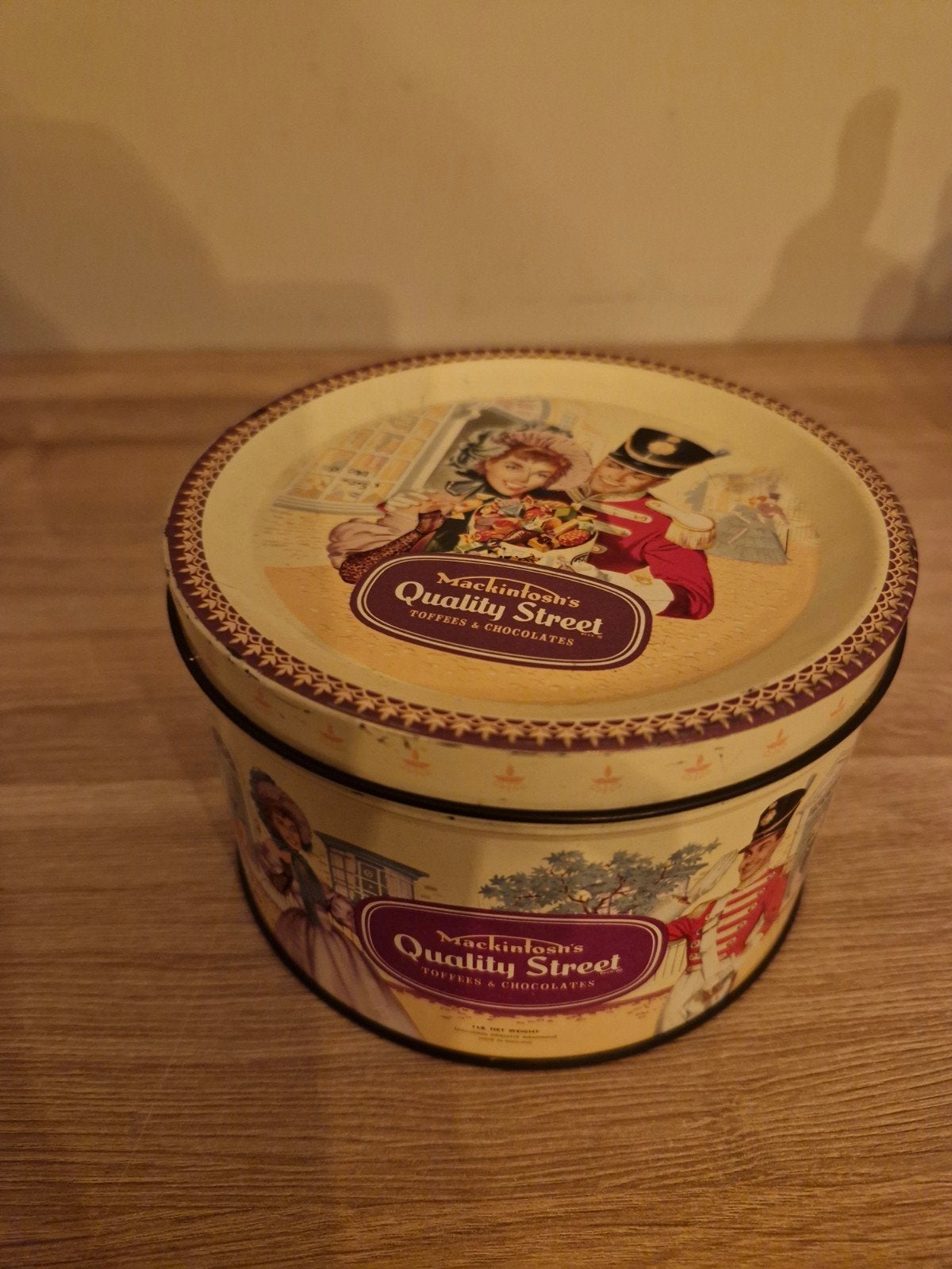 zeer oud blik Quality street , Mackintosh's , jaren '60, Enlèvement ou Envoi, Utilisé, Autre, Autres marques