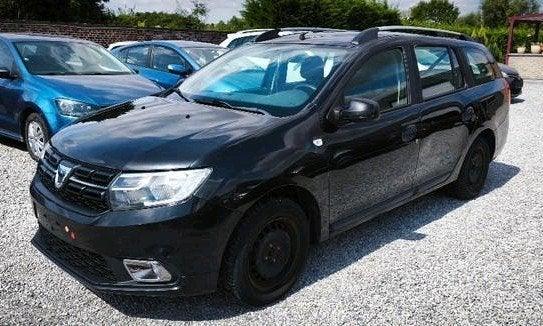🆕EXP•DACIA LOGAN MCV_0.9 i (90CH)_02/2019💢EUR.6C_A/C, Auto's, Dacia, 898 cc, Stof, Electronic Stability Program (ESP), Zwart