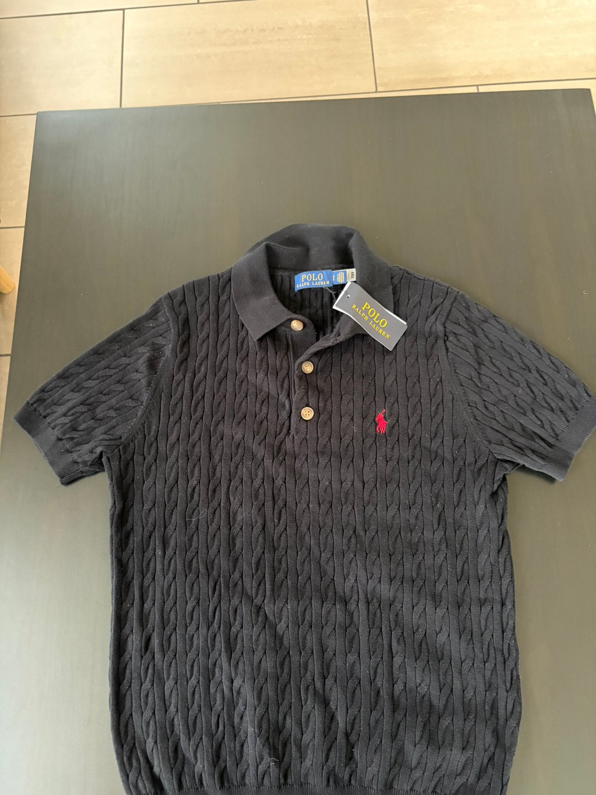 Ralph lauren polo maat S, Ophalen of Verzenden, Zo goed als nieuw, Maat 46 (S) of kleiner, Zwart