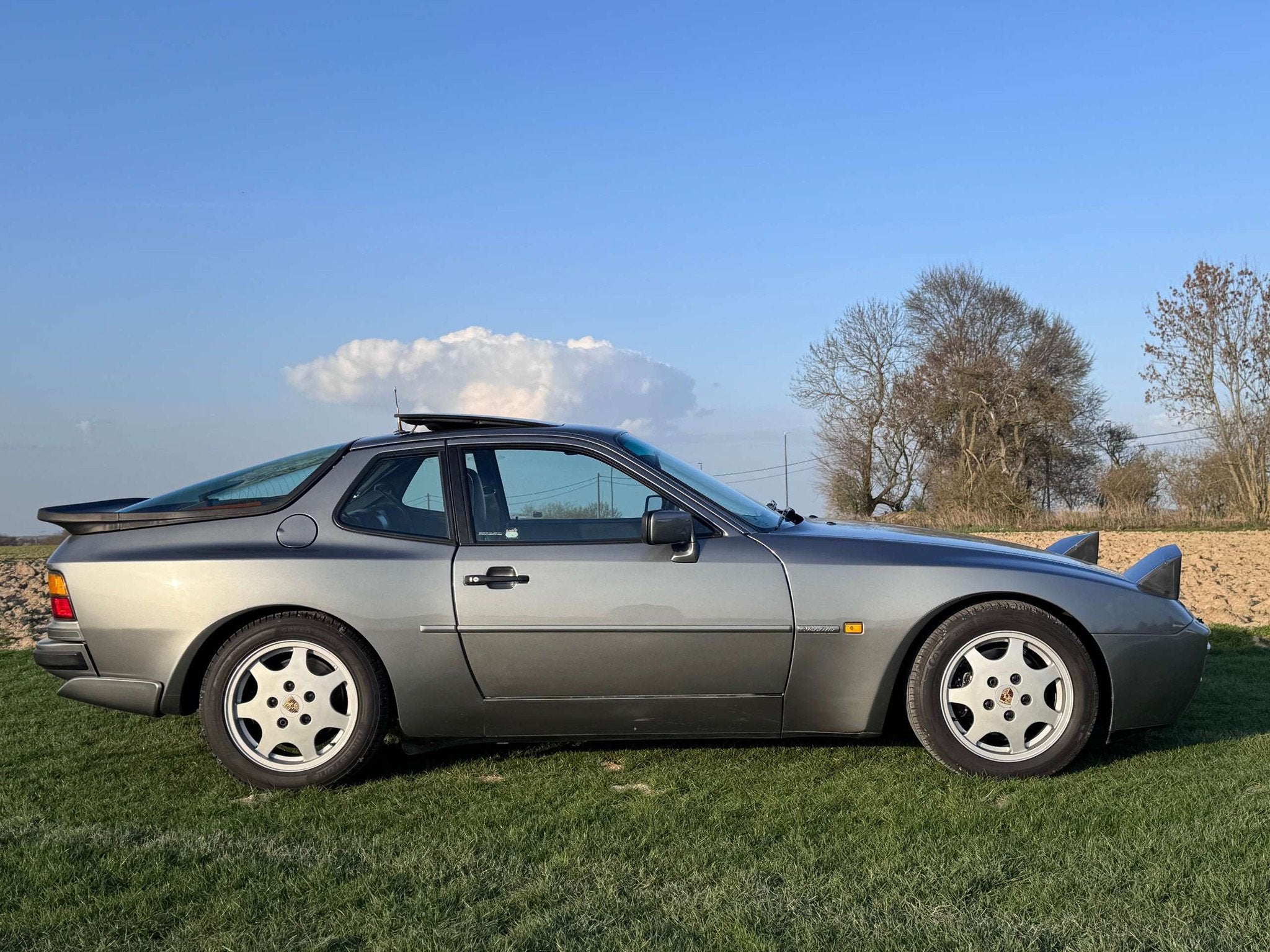 Porsche 944 3.0L 16v S2 TARGA TITANIUM N02 EXTREMELY RARE, Autos, Cuir, Argent ou Gris, Achat, 155 kW