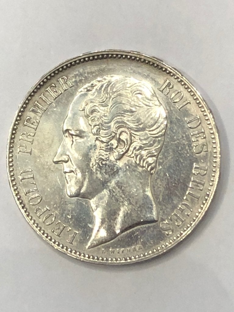 Munt zilver België module 5 FR marriage Leop I jaar 1853, Timbres & Monnaies, Enlèvement ou Envoi, Monnaie en vrac, Argent, Argent