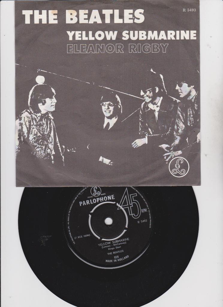 The Beatles – Yellow Submarine / Eleanor Rigby 1966, Enlèvement ou Envoi, Single, Comme neuf, Pop