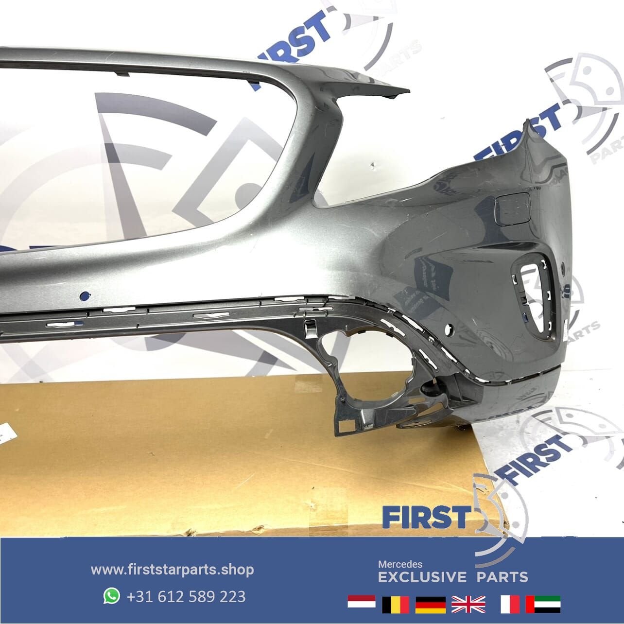 W156 GLA Voorbumper 2013-2019 grijs origineel Mercedes, Utilisé, -, Avant, -
