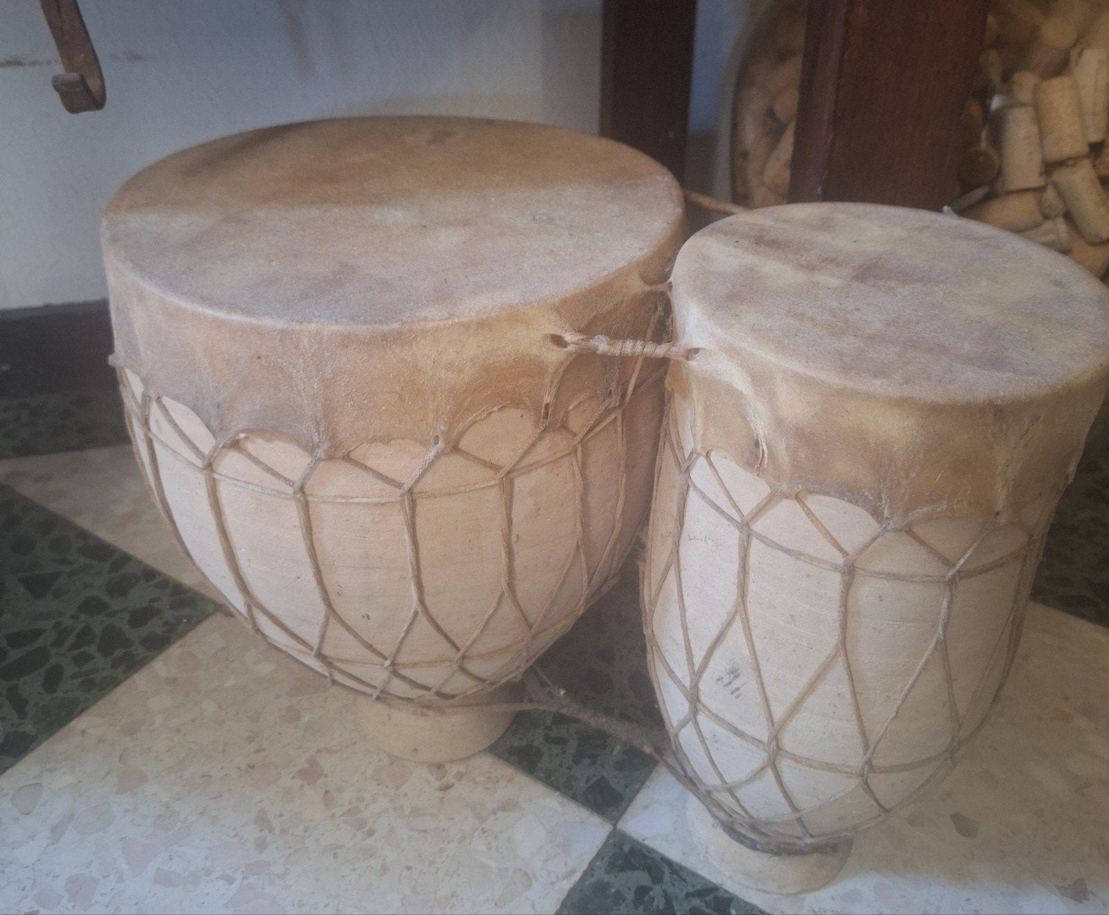 djembe et tambour, Enlèvement, Utilisé, Autres types