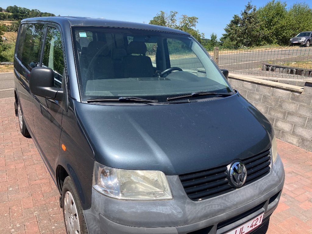 Vw transporter, Auto's, Bestelwagens en Lichte vracht, 2500 cc, Stof, Volkswagen, 7 zetels