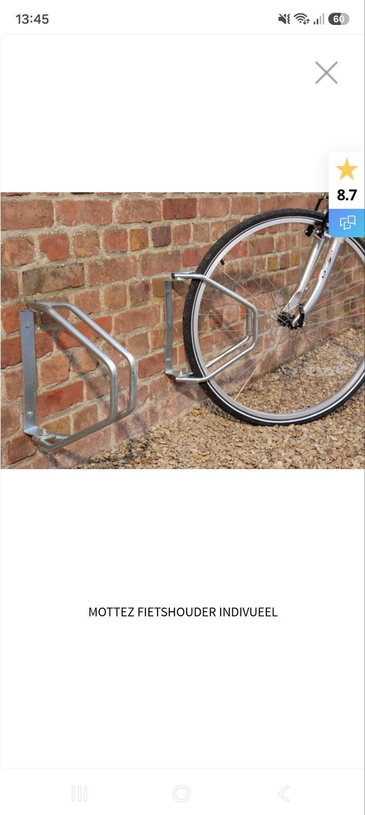 6 motez  fietsbeugels. nieuw, Fietsen en Brommers, Ophalen, Nieuw