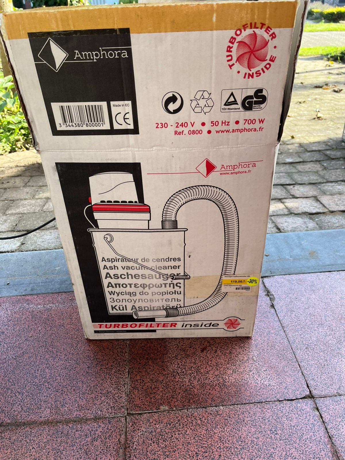 Asstofzuiger, Elektronische apparatuur, Ophalen, Gebruikt