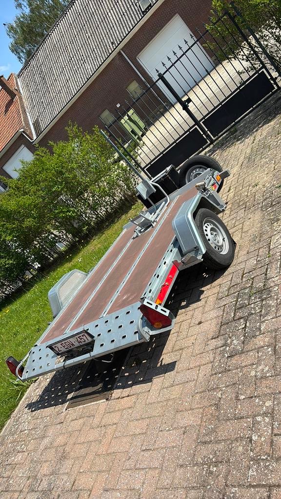 Aanhangwagen van 750 kg, Ophalen, Zo goed als nieuw