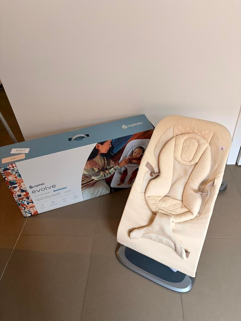 Ergobaby creme wipper, Kinderen en Baby's, Kinderkamer | Bedden, Ophalen, Zo goed als nieuw