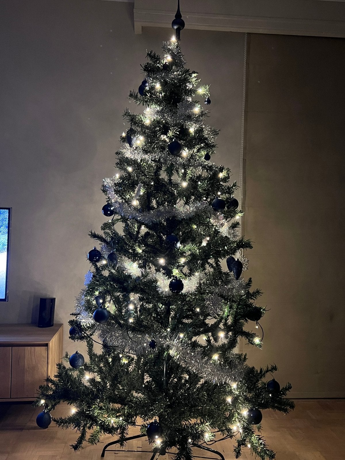 Kerstboom met led verlichting, Ophalen, Gebruikt