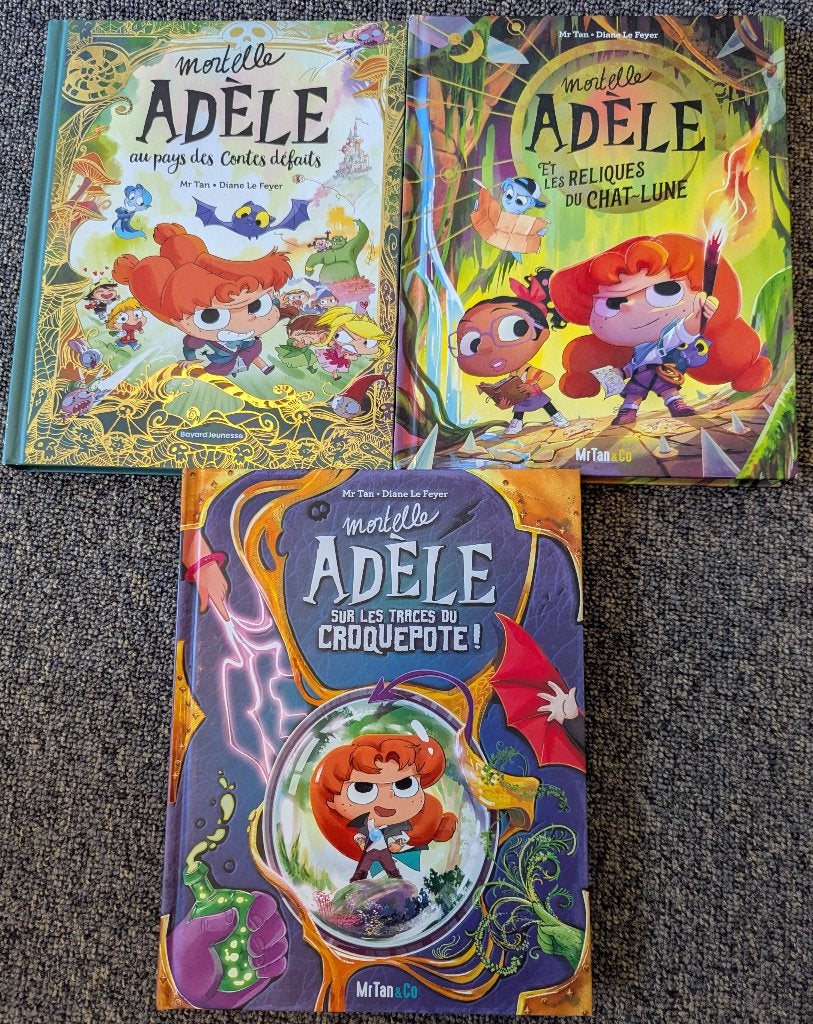 Livres Mortelle Adéle cartoné épais, Enlèvement, Comme neuf