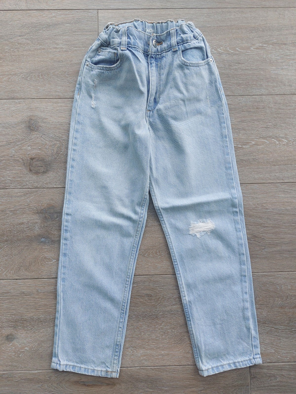 Jeansbroek meisje straight fit maat 9 jaar, Enfants & Bébés, Enlèvement ou Envoi, Comme neuf, Fille, Pantalon