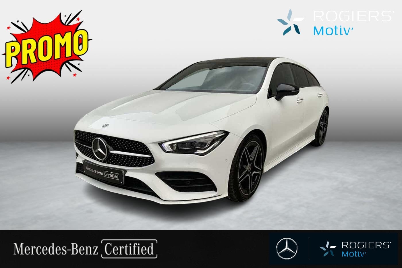 Mercedes-Benz CLA 180 Shooting Brake AMG Line, Stof, Gebruikt, 4 cilinders, 136 pk